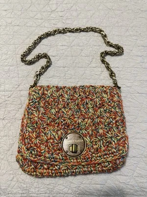 Bolso de mano tejido Elliott Luca para mujer Cartera Bolso colorido Foto 1 de 4