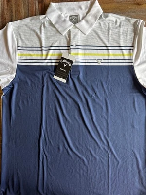 Camisa de golf Callaway talla grande polo absorbente de humedad NUEVA Foto 1 de 3