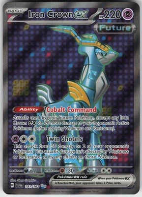 Played Holo Iron Crown ex - 191/162 Ultra Rare SV05: Temporal Forces - Image 1 of 2