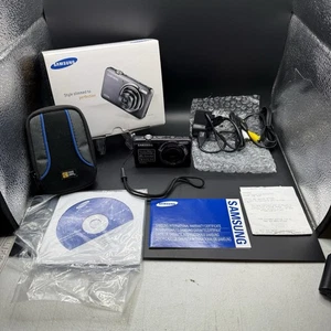 Samsung TL100 12,2 MP 3x zoom ottico fotocamera digitale sottile nera CIB! - Foto 1 di 23