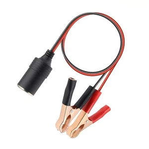 12 Volt 50 Amp Battery Clamp Adapter with Female Socket Connector for Vehicles - Picture 1 of 20