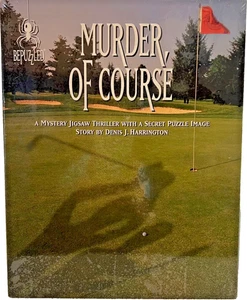 Bepuzzled Murder of Course Golf Jigsaw Mystery Puzzle 1000 piece 23"x29" NEW - Picture 1 of 8