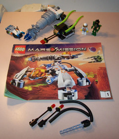 Lego Mars Mission 7649: Mt-201 Ultra-Drill Walker, Incomplete
