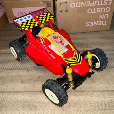 VTG RARE SUN ELECTRONICS RC CAR BIGWIG CLONE TAMIYA READ - Image 1 of 4