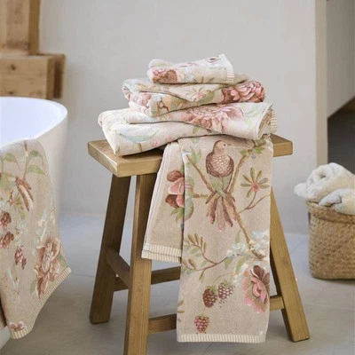 Set 1+1 Handtuch und Gästetuch PIP STUDIO Secret Garden beige - Bild 1 von 2