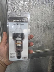 Filtro de aire Forney (mini) - 1/4" NPT - flotador de cuenco de policarbonato - Imagen 1 de 2