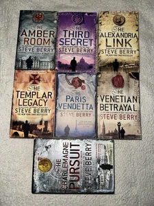 Steve Berry Book Bundle X 7, Adventure, Action, Suspense, Mystery, Fantasy, (20) - Imagen 1 de 14