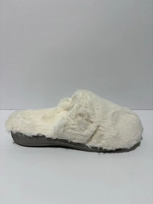 Zapatillas Vionic para mujer Indulge Gemma felpa marfil, talla 7 M Foto 1 de 4