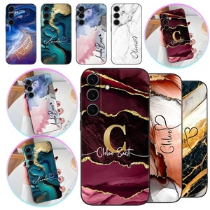 Handyhülle Marmor Muster Individuell Soft Cover für Samsung A36 A17 A56 S25 S24 Plus - Bild 1 von 45