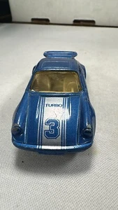 Maisto Porsche 911 Turbo Scale 1/64 Diecast Car Blue With Spoiler No.3 (B64E) - Picture 1 of 5