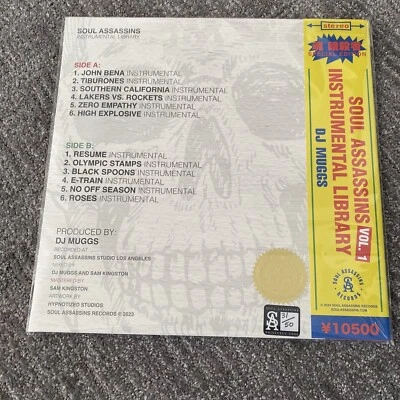 OBI Soul Assassins Vol 1 Instrumental Library Alt Cover Black Vinyl 31/50 - Image 1 of 3