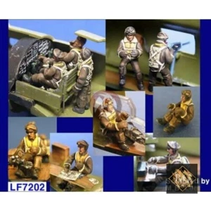 1/72 Resin Figuren Modellbausatz Crew B-17 Flying Fortress Heavy Bomber US Soldaten - Bild 1 von 2