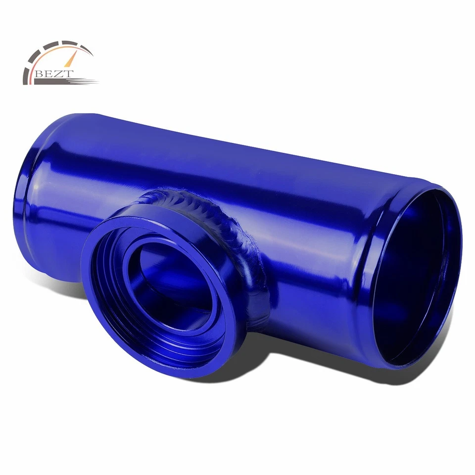 BLUE TYPE-SSQV 2.5" ALUMINUM TURBO BLOW OFF VALVE FLANGE PIPE/PIPPING ADAPTOR - Image 1 of 3