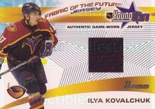 2001-02 Bowman YoungStars Fabric of the Future #IK Ilya Kovalchuk