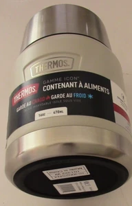 Thermos 16 oz. Barattolo per alimenti in acciaio inox con cucchiaio pieghevole arenaria calda/fredda 29,99€ - Foto 1 di 6