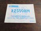 Yamaha RZ500RN 1984 Owner's manual Fahrer-Handbuch Manuel du proprietaire