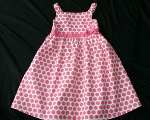 Gymboree PALM SPRINGS Polka Dot Dress Pink NWT 5 - Picture 1 of 4