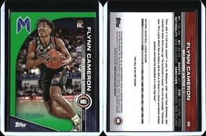 23/24 2023-24 Topps NBL Verde RC #45 Flynn Cameron Melbourne United/99 - Imagen 1 de 1