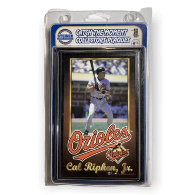 🔥 Steiner Sports CAL RIPKEN JR. "CATCH THE MOMENT" 4X6 COLLECTORS PLAQUE 🔥 - Image 1 of 4
