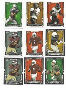 2015 BOWMAN FOOTBALL ROOKIE'S RC'S - BASE or BLACK PARALLEL - WHO DO YOU NEED!!!