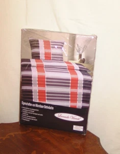 Microfaser Bettwäsche Leonardo Vicenti, 135x200 Bezug und Kissen mehrfarbig - Bild 1 von 3