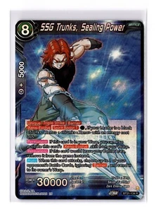 DBZ - SSG Trunks, Sealing Power Foil - Wild Resurgence BT21-134 R FOIL - NM - Picture 1 of 2