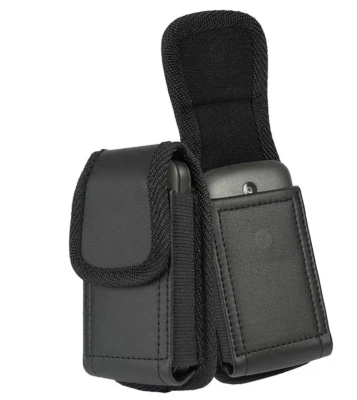 For ZTE Cymbal 2 Leather Vertical Pouch Belt Clip loop Case - Image 1 of 4