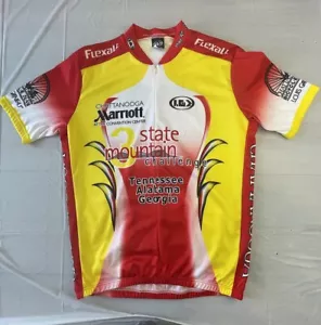 3 State Mountain Challenge 2002 Maglia Ciclismo Piena con Cerniera XL Louis Garneau B1 - Foto 1 di 5