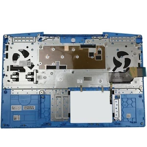 New Dell G3 15 3590 15.6" Upper Palmrest Case Keyboard Blue Backlit 0P0NG7 US - Picture 1 of 6