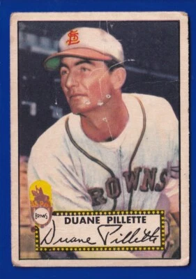 DUANE PILLETTE browns 1952 TOPPS #82 - Image 1 of 2