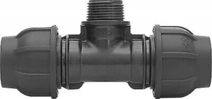 Pe T-piece with external thread for drinking water system - Picture 1 of 1