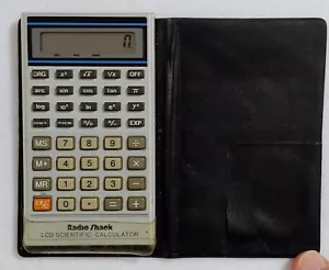 Vintage Radio Shack EC-4008 10-stelliger wissenschaftlicher LCD-Rechner - siehe Beschreibung - Bild 1 von 6
