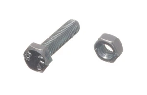 500 X Hex Bolts Set Screw 4.8 Grade M6 25mm BZP Zinc Plated | Onestopdiy New - Picture 1 of 1