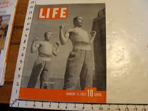 vintage LIFE magazine--Jan. 11, 1937 Japanese Soldier cover - Picture 1 of 7