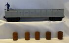 Lionel 1954 ATSF Barrel Car Gray with Blue Lettering #3562-25