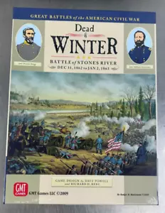 Dead of Winter: The Battle of Stones River GMT Games 2009 New Factory Sealed - Picture 1 of 2
