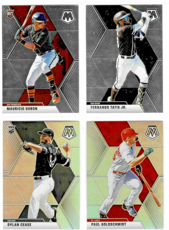 2020 Panini Chronicles Baseball MOSAIC Base & Silver Prizms - You Pick - Image 1 of 1
