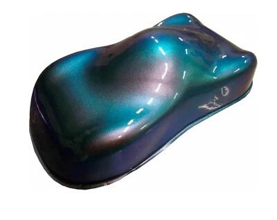 33913 Effektlack/Flip Flop Extrem 1,0 Liter spritzfertig Blau/Grau/Aquamarin/Sil - Bild 1 von 3