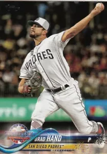 (25) 2018 Topps Update Brad Hand All-Star Card LOTE #US70 Padres - Imagen 1 de 1
