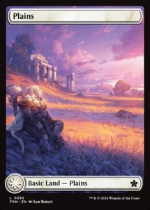 MTG - (Full Art) PLAINS #282 - Foundations (C) - Picture 1 of 1