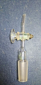 Pyrex Glass #2 Straight Stopcock with 24/40 ground glass fitting - Picture 1 of 6