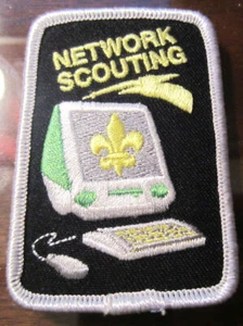 Uniform Patch Boy Scout Bsa Network Scouting Computer Mouse Keyboard Black Gold - Picture 1 of 1