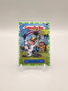 Wild WILLY 2022 Garbage Pail Kids Book Worms #49b Booger Green - Picture 1 of 2