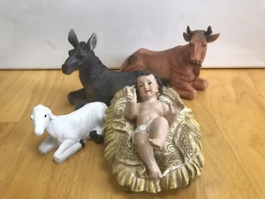 Jesuskind, Bett, Schaf, Kuh & Esel - Luciana Collection - Bild 1 von 5