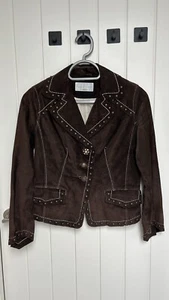 Alberto Bini Firenze Genuine Leather Jacket. Size 6 (Eu 36) - Picture 1 of 8