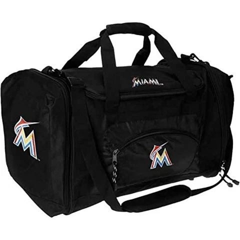 MLB Miami Marlins Roadblock Duffel Bag gym travel luggage carry on Cover