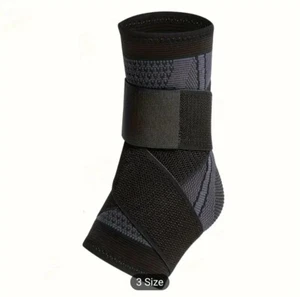 Ankle Brace Support Compression Sleeve Pain Relief Foot Tendon Size M - Picture 1 of 5