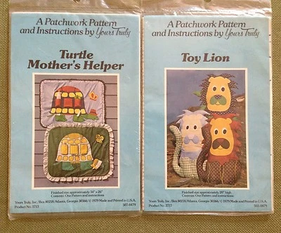 2 Vintage Yours Truly Patchwork Patterns, New And Sealed - Image 1 of 4