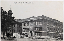 High School, Mandan North Dakota ND Antique Vintage Postcard Undivided Back