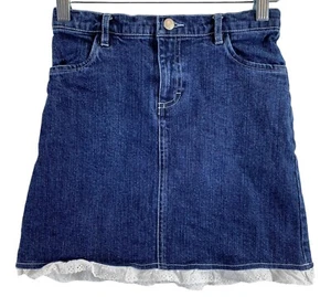 Hartstrings Jeansrock 8 verstellbare Taille Ösenbesatz - Bild 1 von 4